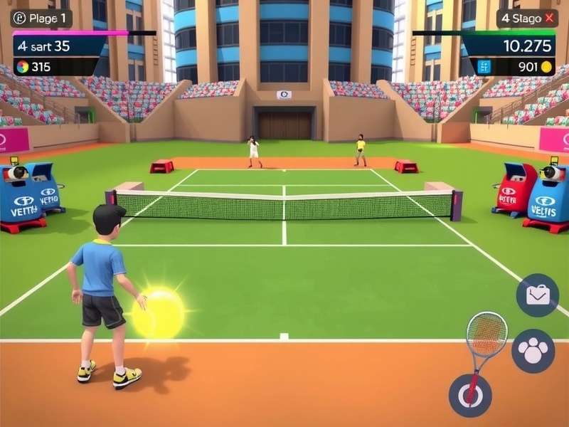 Smash Tennis Legends gameplay in India